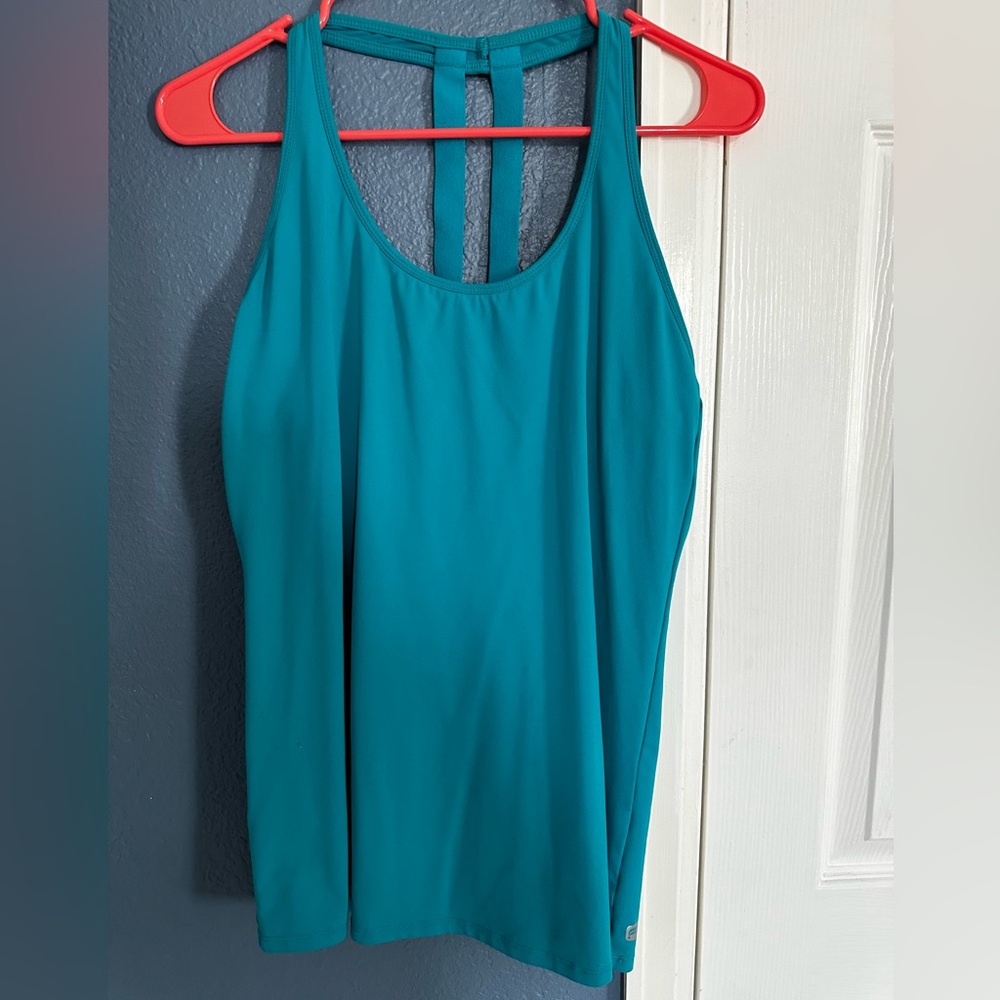 Fabletics tank with built in bra